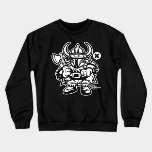 B&W Viking The Original Hacker Hackerman Crewneck Sweatshirt